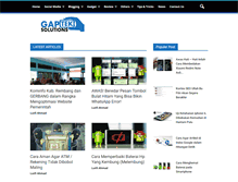 Tablet Screenshot of gapteksolutions.com